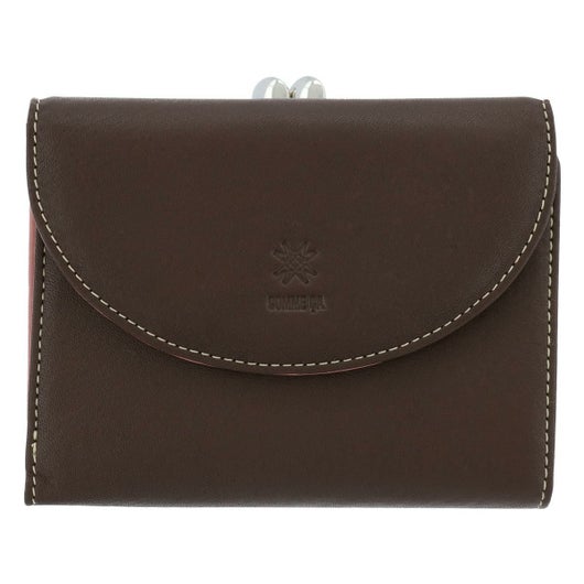 コムサ 二つ折り財布 ガマ口 マカロン 0074701