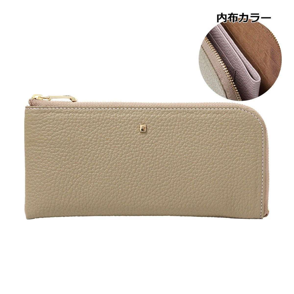 レア 帯付き ザ・ファーム / THE FIRM 税表記無し 3200円 CD エフィー 長財布 L字ファスナー 本革 限定生産 レディース TK2-03