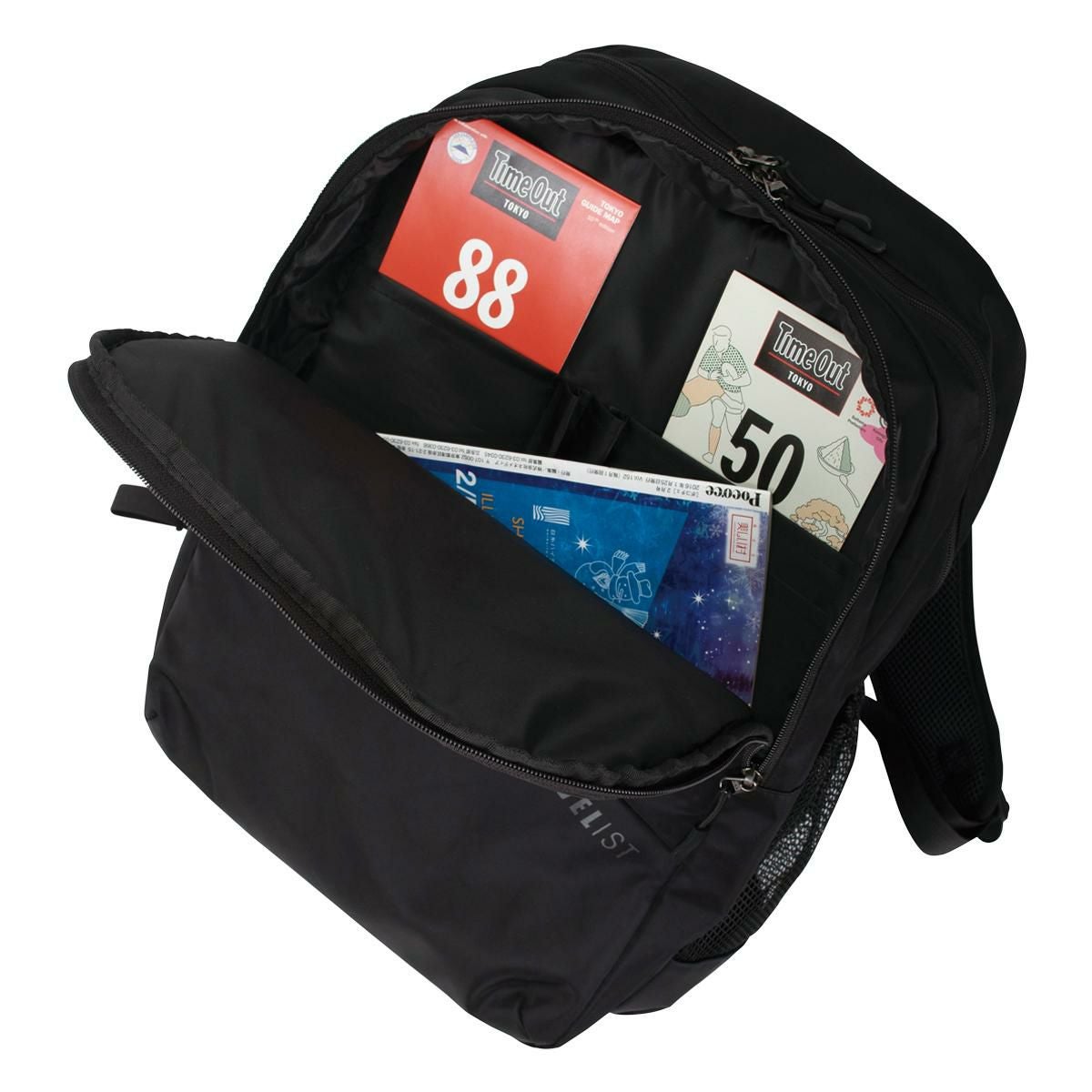TRAVELIST リュック ブラック 26L 31L トラベリスト リュック ファン付き 一年保証 アトモ メンズ レディース