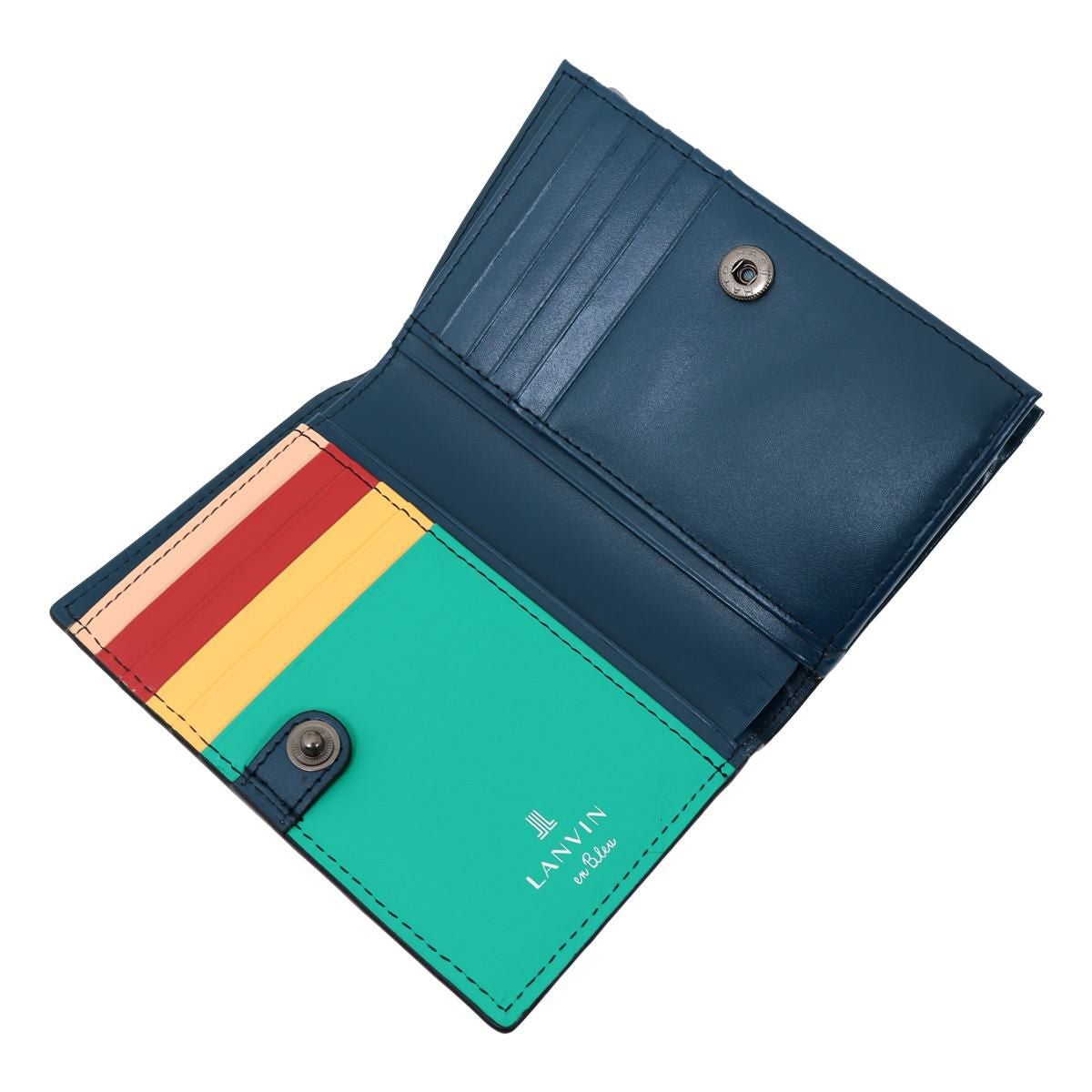 ランバンオンブルー 二つ折り長財布 スタンパ メンズ 522604 LANVIN en