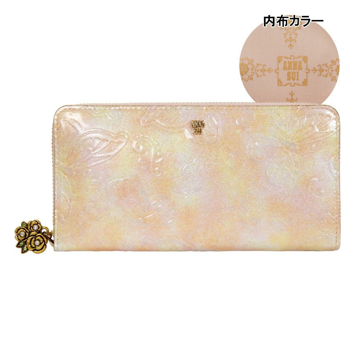 アナスイ 長財布 ラウンドファスナー レディース パピヨン 315811 ANNA