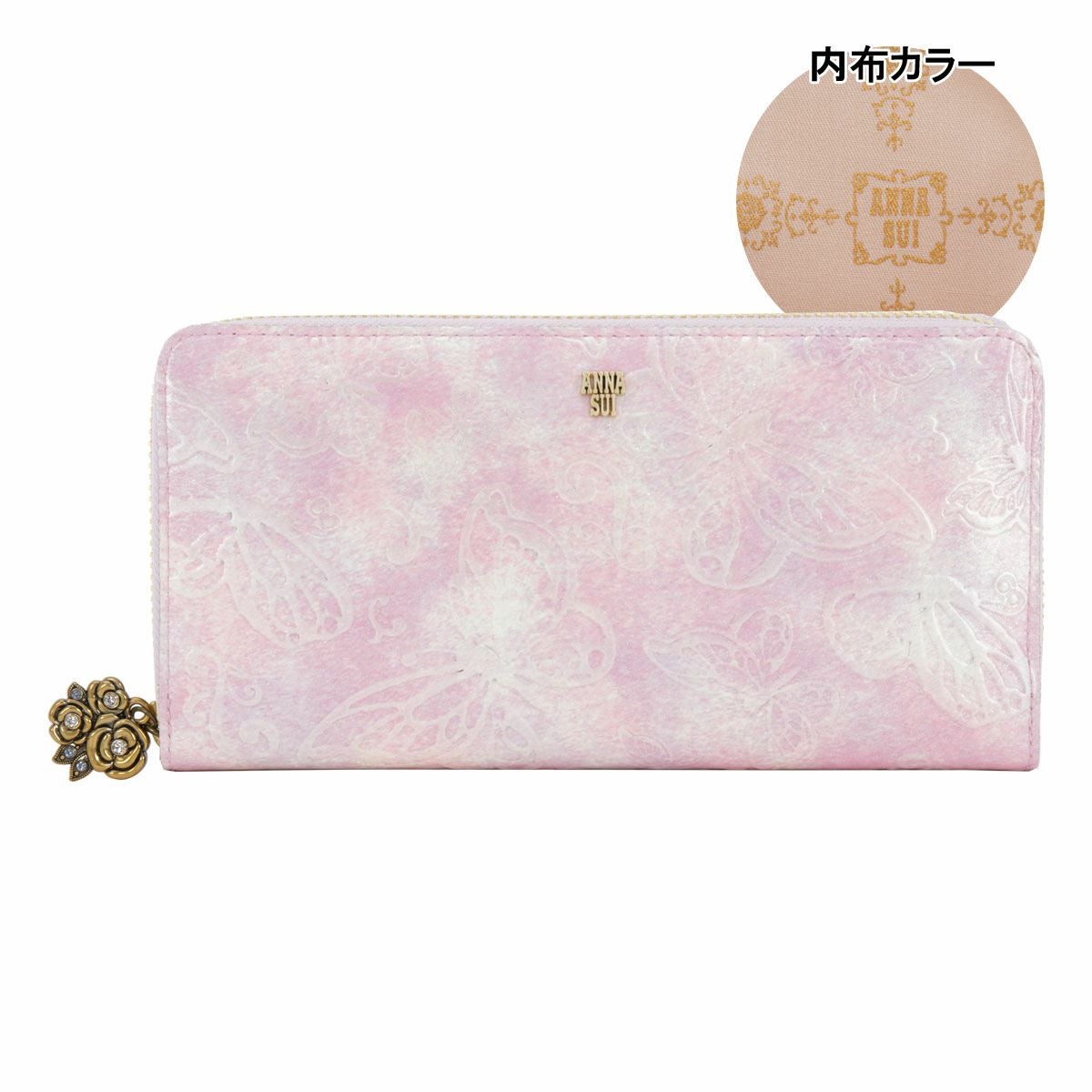 アナスイ 長財布 ラウンドファスナー レディース パピヨン 315811 ANNA