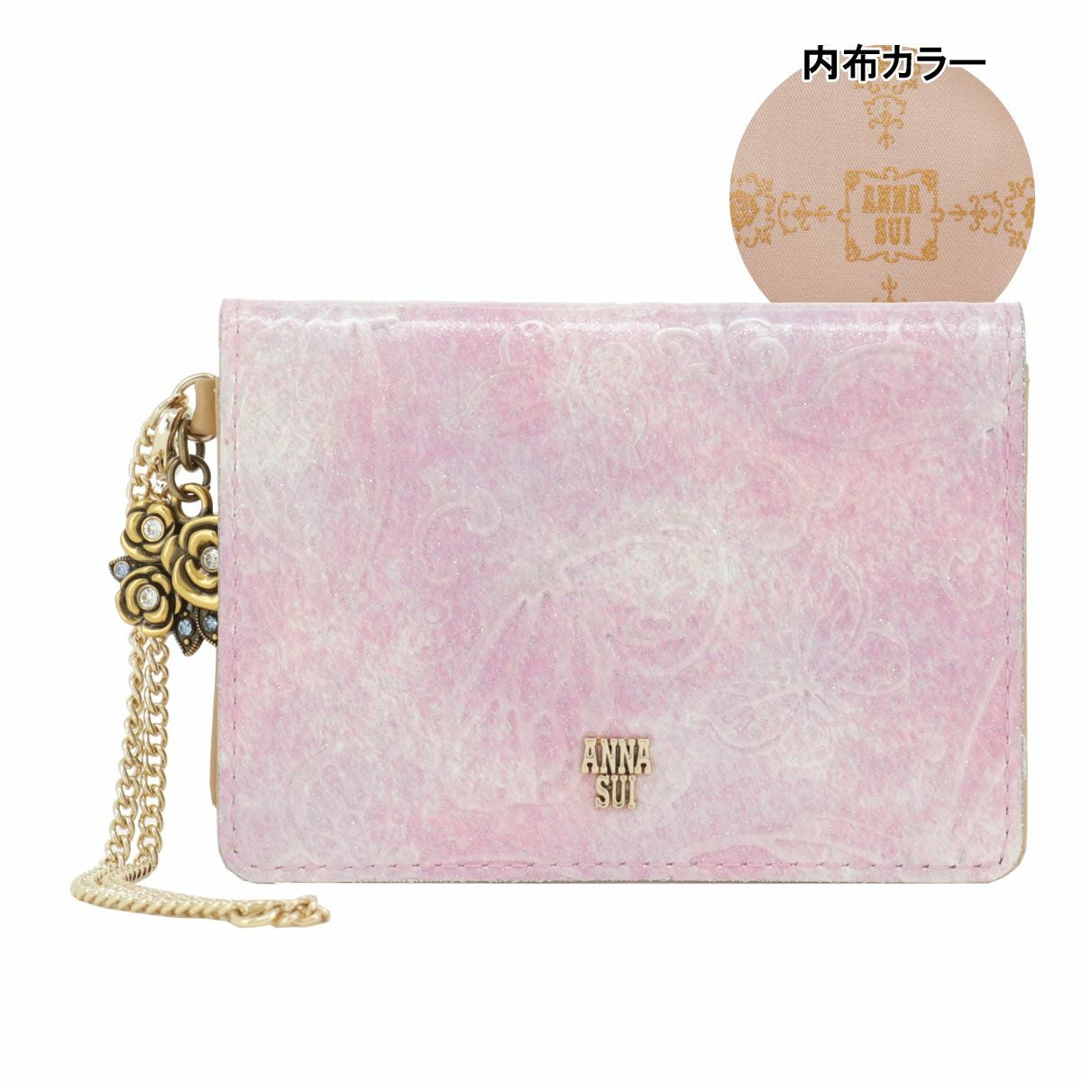 アナスイ パスケース レディース パピヨン 315814 ANNA SUI アナスイ パスケース レディース パピヨン 315814 ANNA SUI