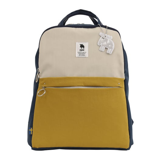 アッシュネイビー×マスタード