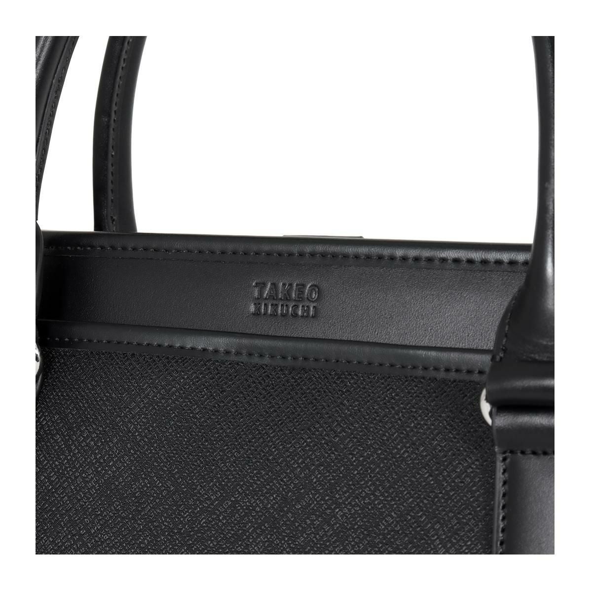 完売品 タケオキクチ 2WAY ビジネスバッグ A4可 トート 黒 725512 TAKEO KIKUCHI（タケオキクチ） 最大50% 5/5限定 ビジネスバッグ