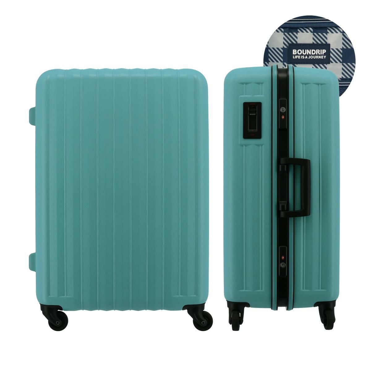 BOUNDRIP キャリーケース　70L ホワイト　状態良い　最安値 BOUNDRIP（バウンドリップ） 最大42%☆5/9〜 2年保証 スーツケース