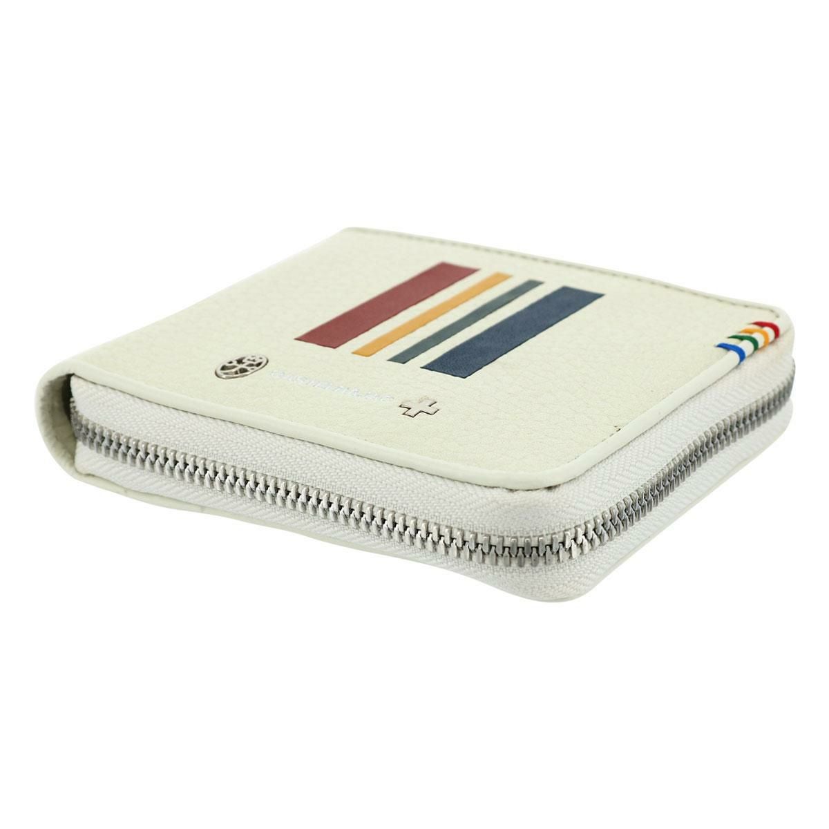 カステルバジャック 二つ折り財布 ミニ財布 ラウンドファスナー 本革