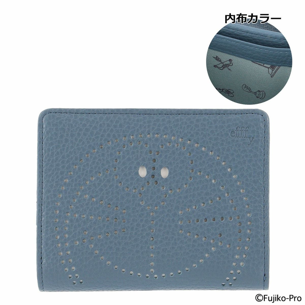 【新品・限定品】efffy × ドラえもん コラボ 三つ折り財布 牛革 日本製 ドラえもん エフィー 二つ折り財布 レディース CLB3-02 efffy | ミニ