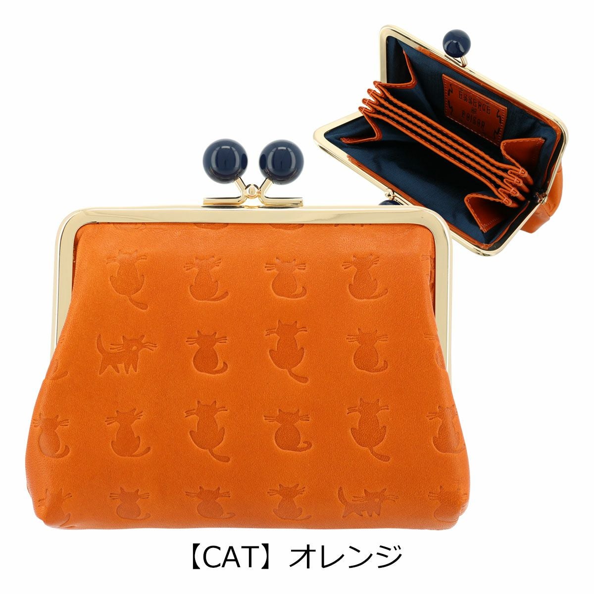 エッセンスオブポイズン がま口財布 ミニ財布 アニマル柄 カエル ネコ エッセンスオブポイズン がま口財布 ミニ財布 アニマル柄 カエル ネコ