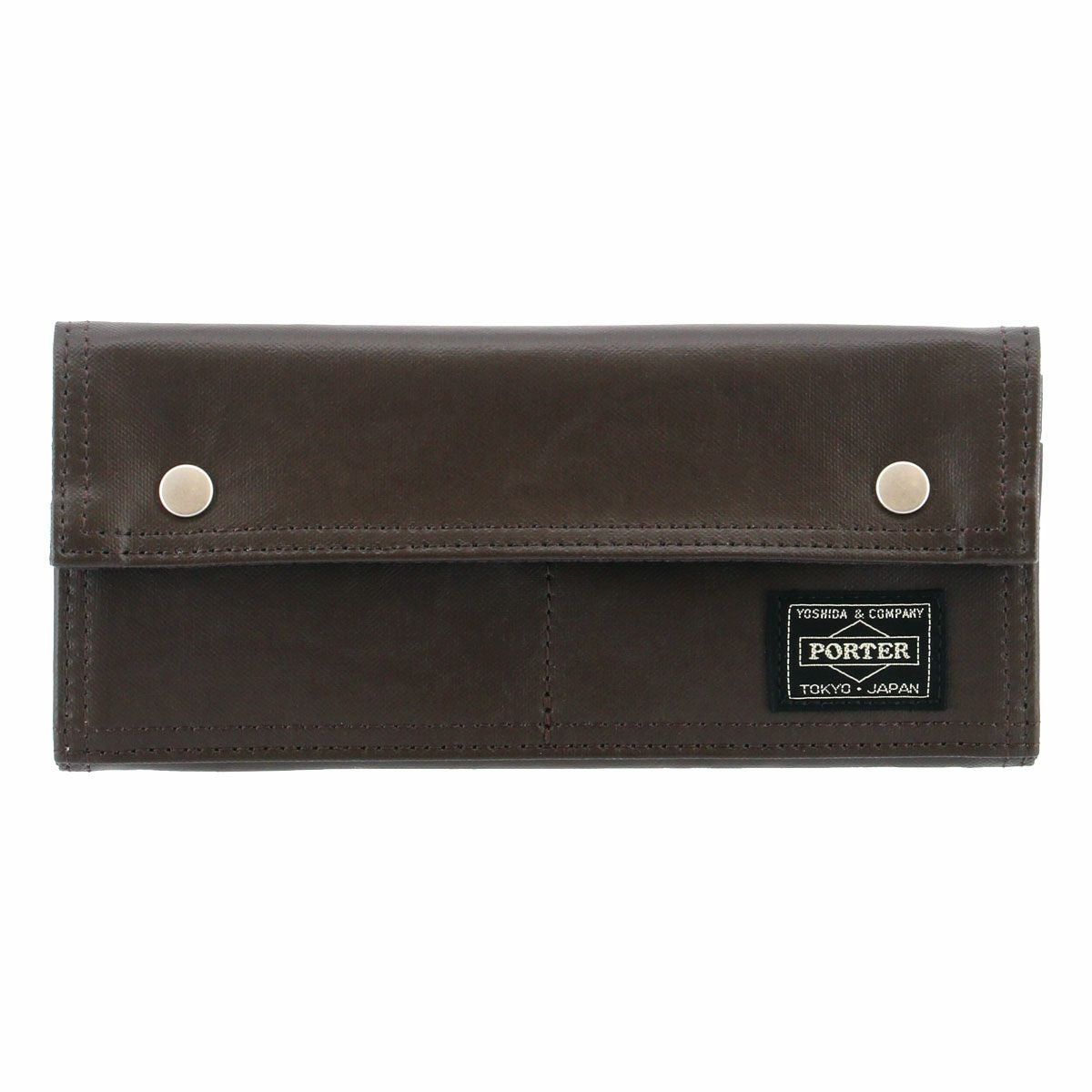 だいページ　PORTERブラック ブラウン ポーター フリースタイル ロングウォレット 707-08226 PORTER FREE