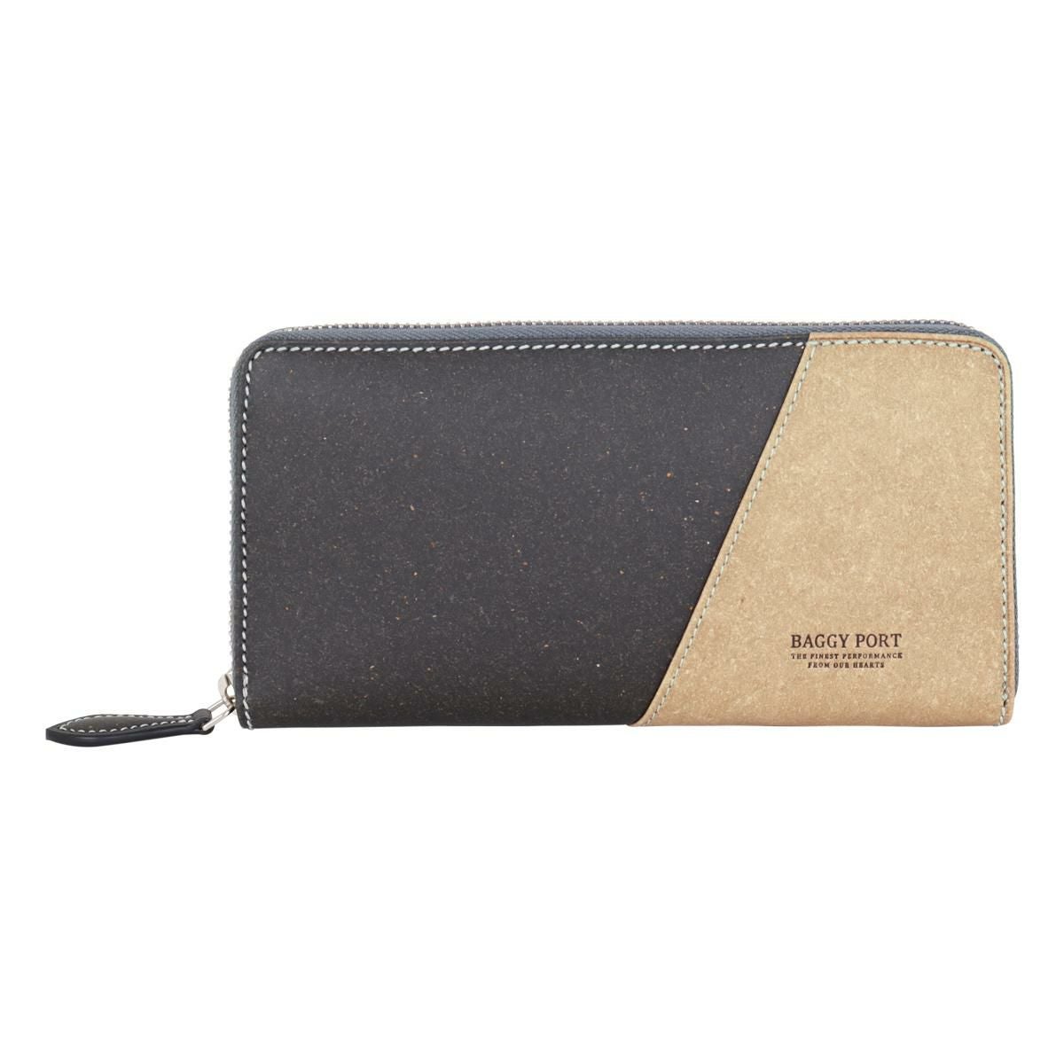 バギーポート 長財布 本革 藍染型押しストレート メンズ ZYS297 BAGGY