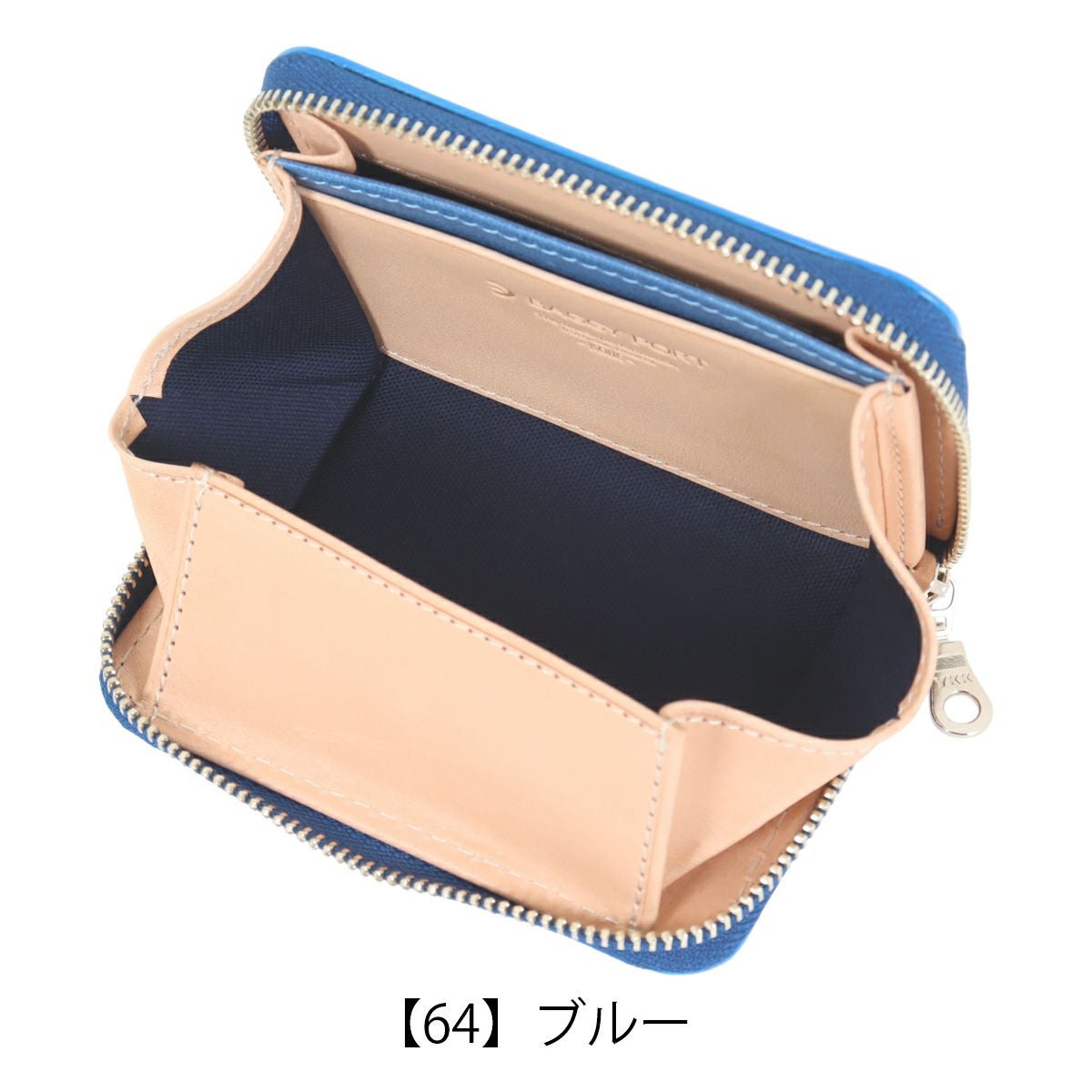 バギーポート コインケース カードケース 本革 藍染スムース メンズ