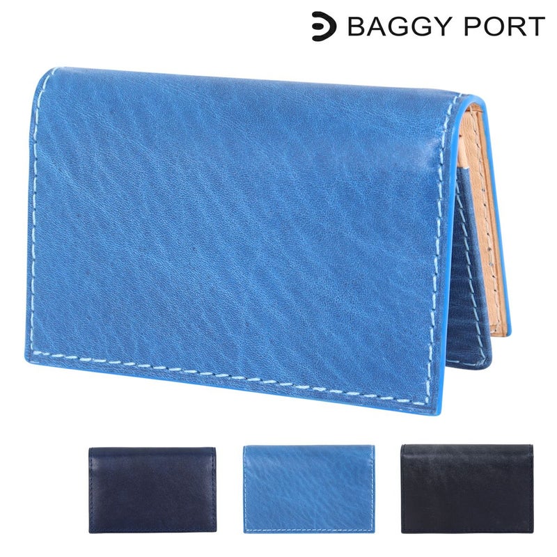 バギーポート 名刺入れ 本革 藍染スムース メンズ ZYS094 BAGGY PORT 