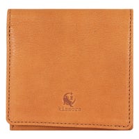 キソラ 二つ折り財布 kien-162 オリーブヌメ