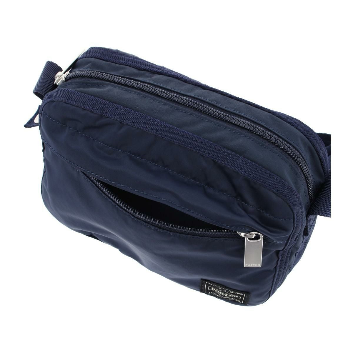 ワコマリア×PORTER ネイビー　Wネーム　ショルダーバッグ ポーター フレーム ショルダーバッグ 690-17849 PORTER FRAME 吉田