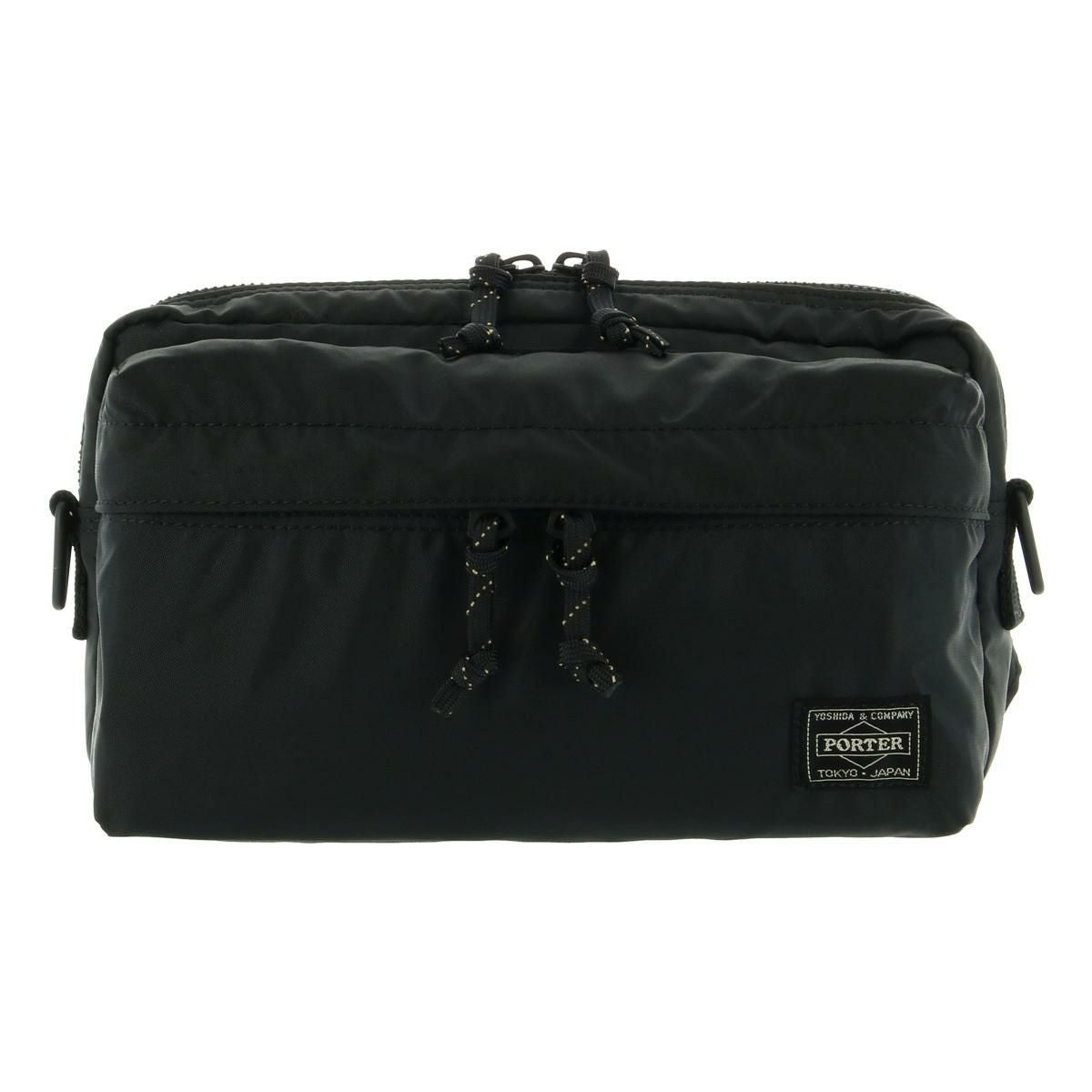 【PORTER】FORCE フォース ウエストバッグ ボディバッグ ブラック FORCE(フォース) 2WAY WAIST BAG | 吉田カバンホームページ | YOSHIDA