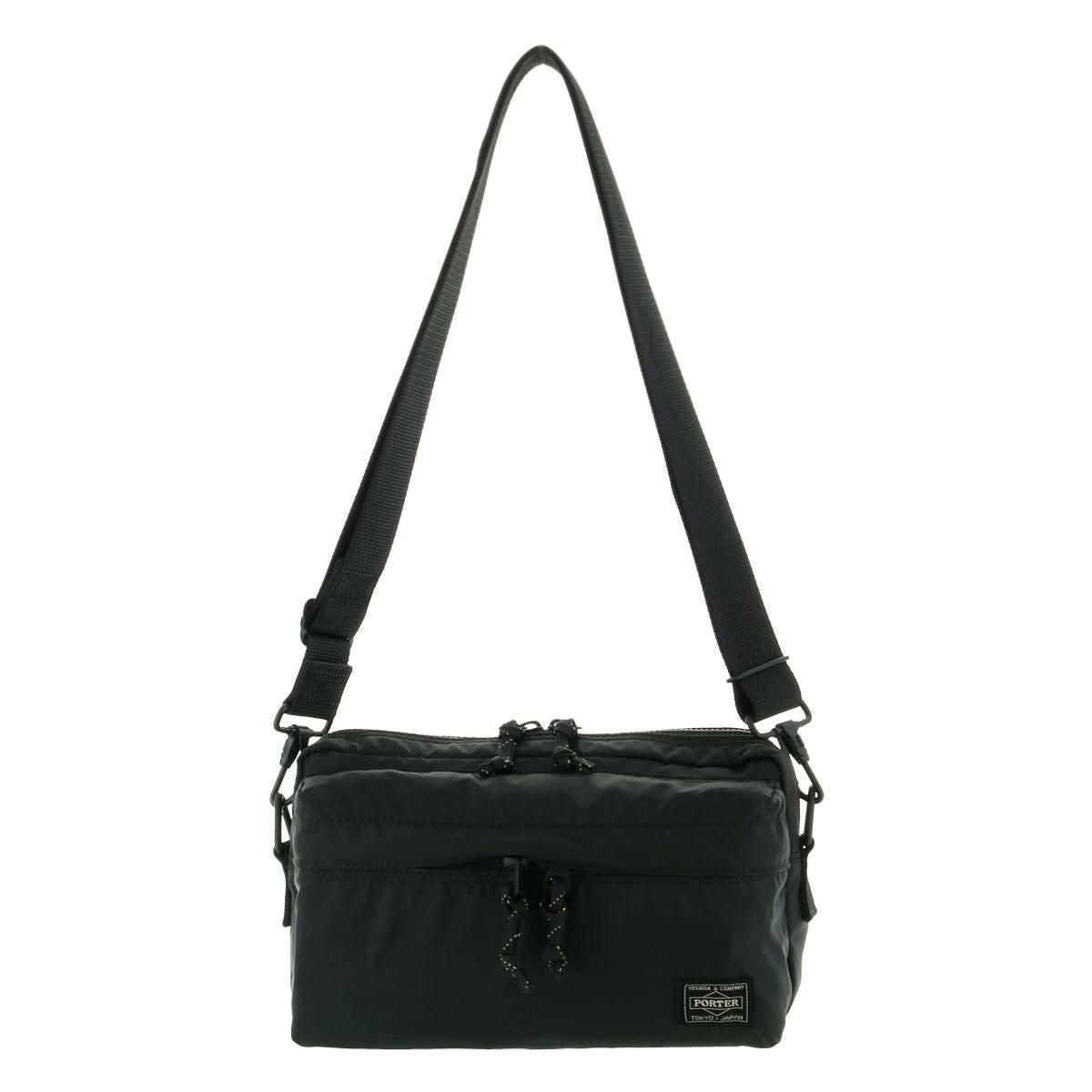 【PORTER】FORCE フォース ウエストバッグ ボディバッグ ブラック FORCE(フォース) 2WAY WAIST BAG | 吉田カバンホームページ | YOSHIDA