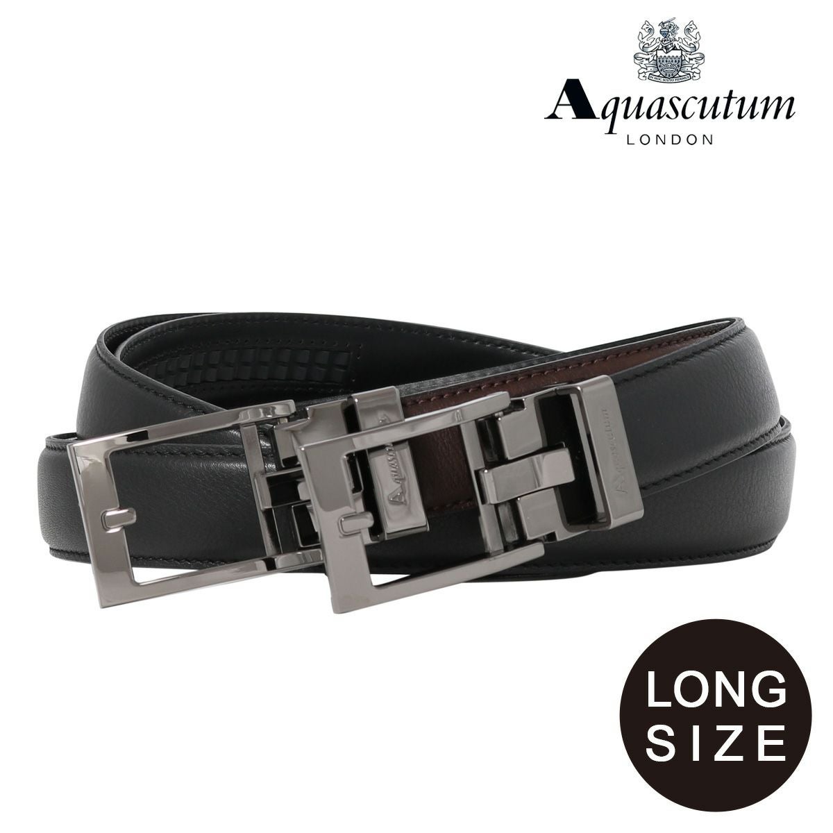 アクアスキュータム ベルト メンズ 6100120 Aquascutum｜本革 レザー