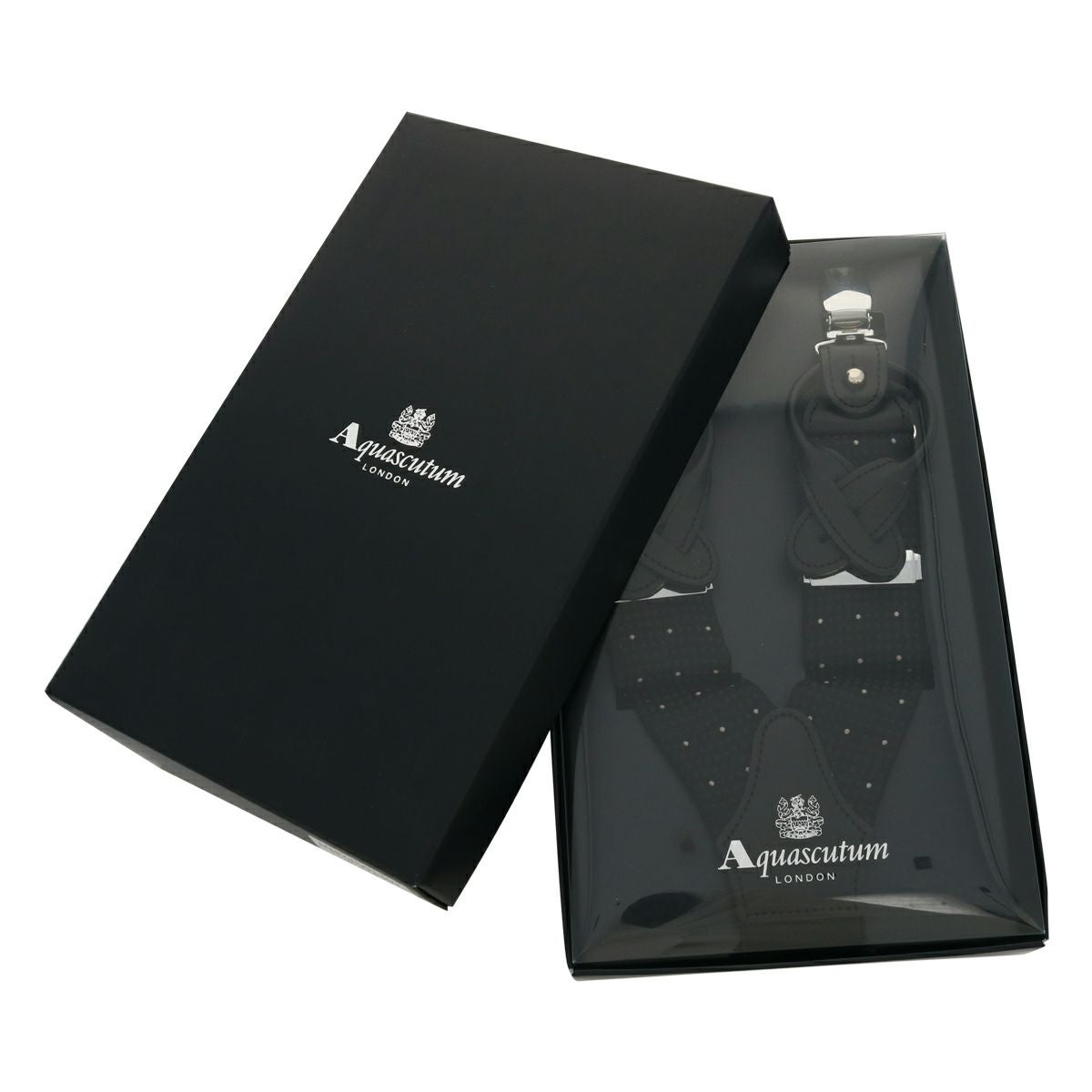 アクアスキュータム サスペンダー メンズ Aquascutum｜シルク ブランド