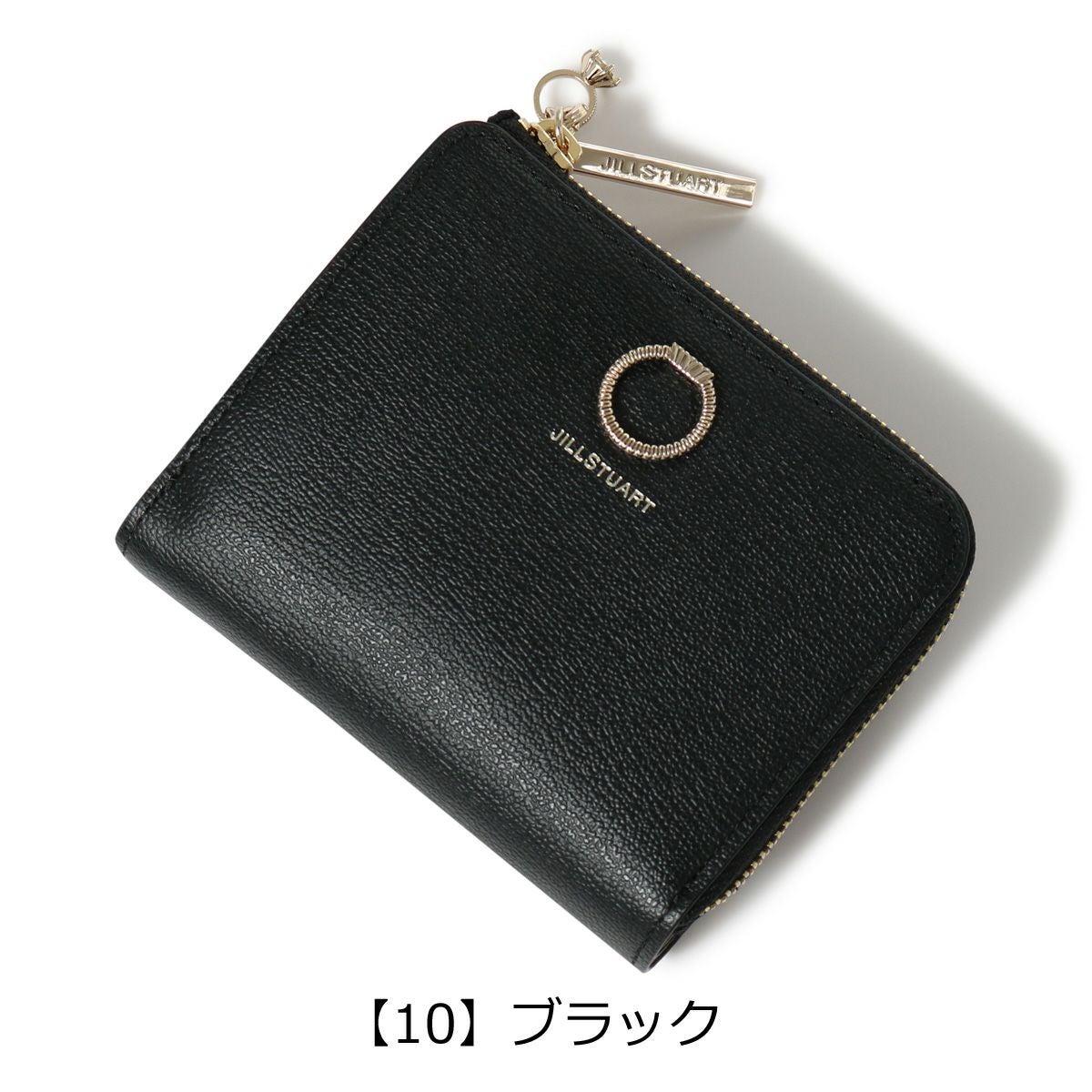 JILLSTUART 二つ折り財布 エターナル ブラック 財布 ジルスチュアート ジルスチュアート 本革 レザー 二つ折り財布 レディース エターナル