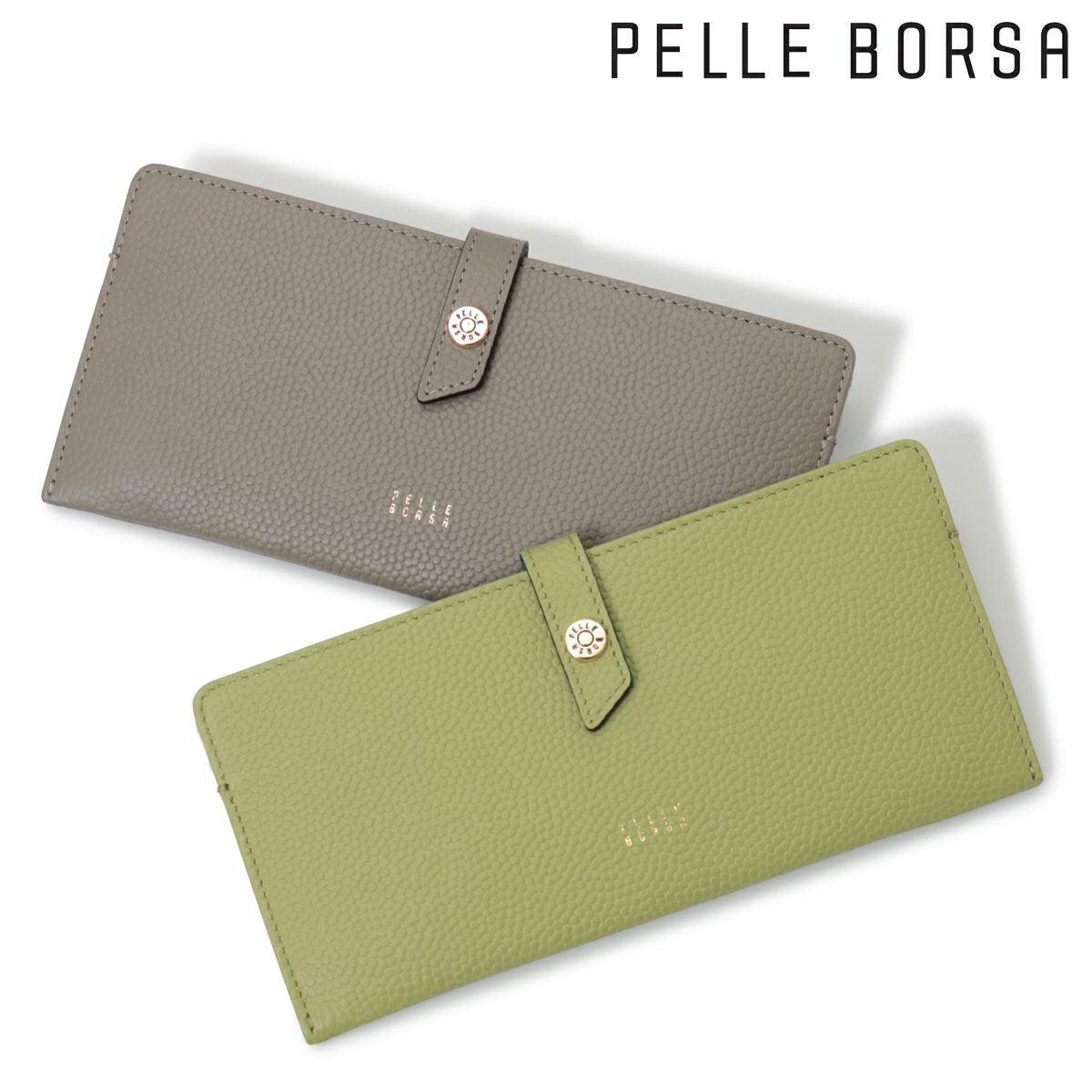 PELLE BORSA ペレボルサ長財布★新品 PELLE BORSA（ペレボルサ） 長財布 レザー L字ファスナー ウォレット