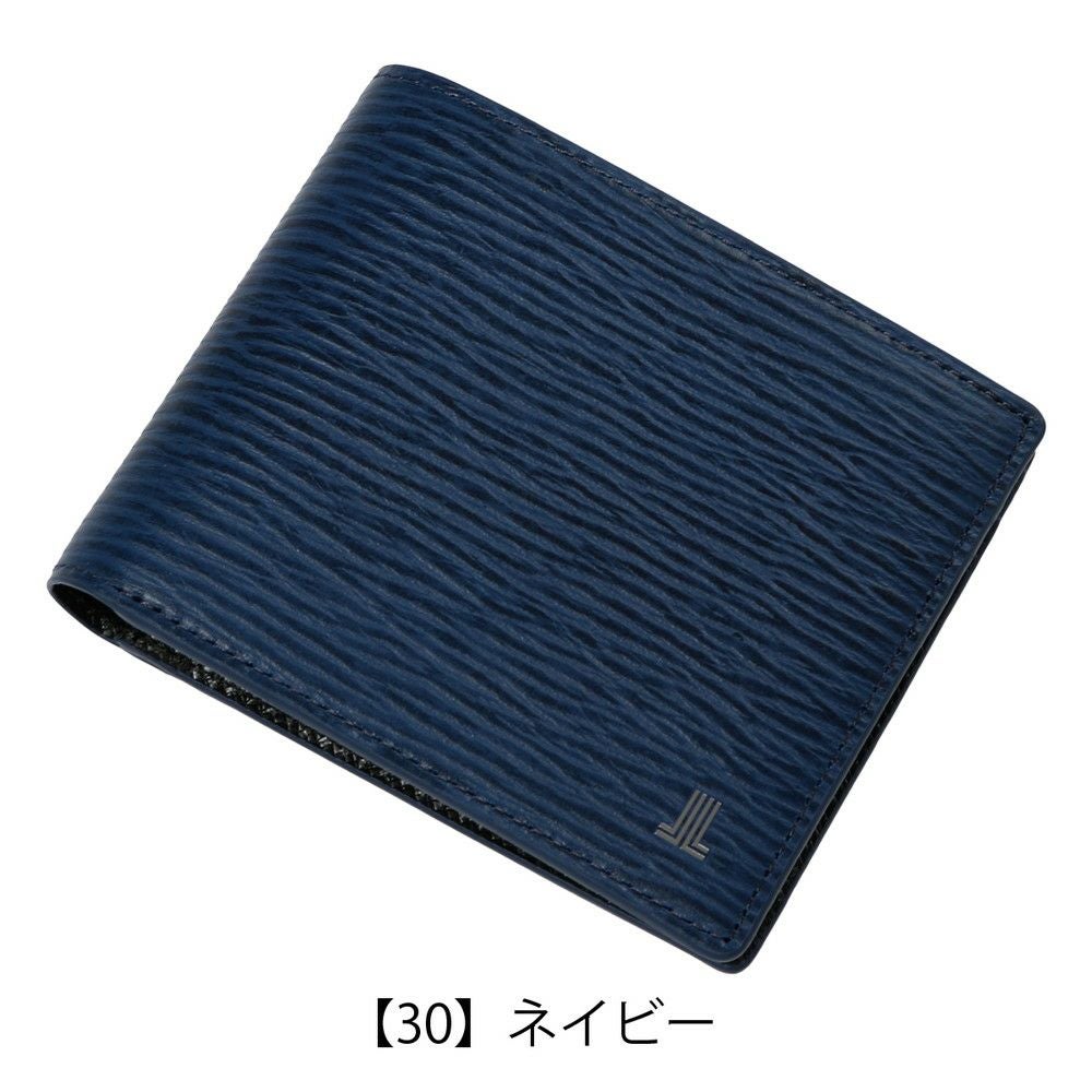 ランバンコレクション 二つ折り財布 牛革 メンズ レイン JLMW2BS2