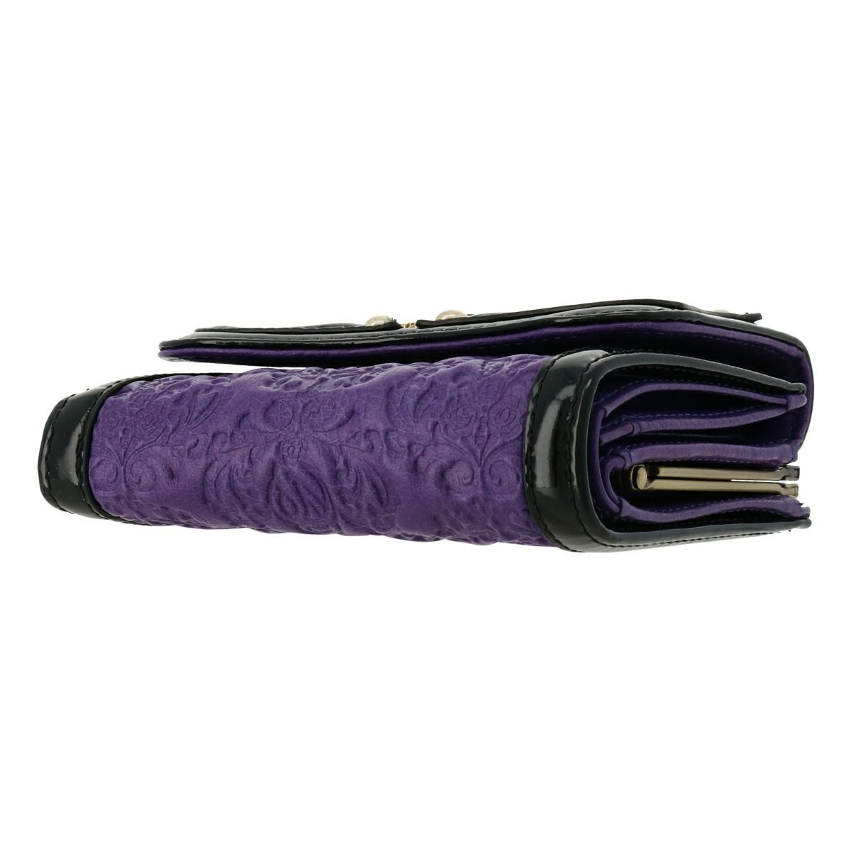 【新品タグ付き】ANNA SUI アナスイ セルパン がま口二つ折り財布 ヘビ ANNA SUI（アナスイ） 二つ折り財布 がま口 本革 レディース セルパン