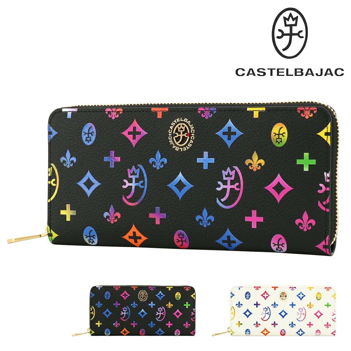 CASTELBAJAC カステルバジャック 長財布 総柄マルチカラー CASTELBAJAC（カステルバジャック） 長財布 財布 レディース メンズ
