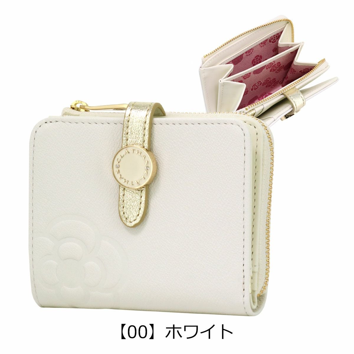 Noriさま専用 CLATHAS（クレイサス） 二つ折り財布 レディース 本革 ブラン 188402