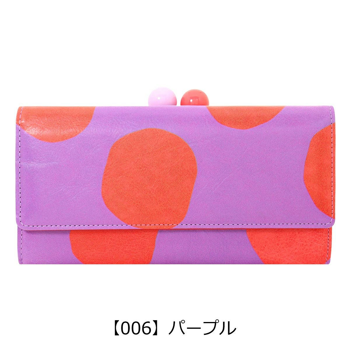ツモリチサト キャリー 長財布 かぶせ がま口 本革 tsumori chisato