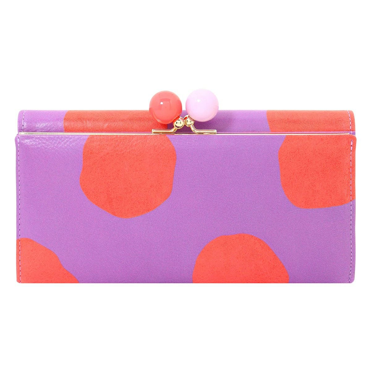 ツモリチサト キャリー 長財布 かぶせ がま口 本革 tsumori chisato