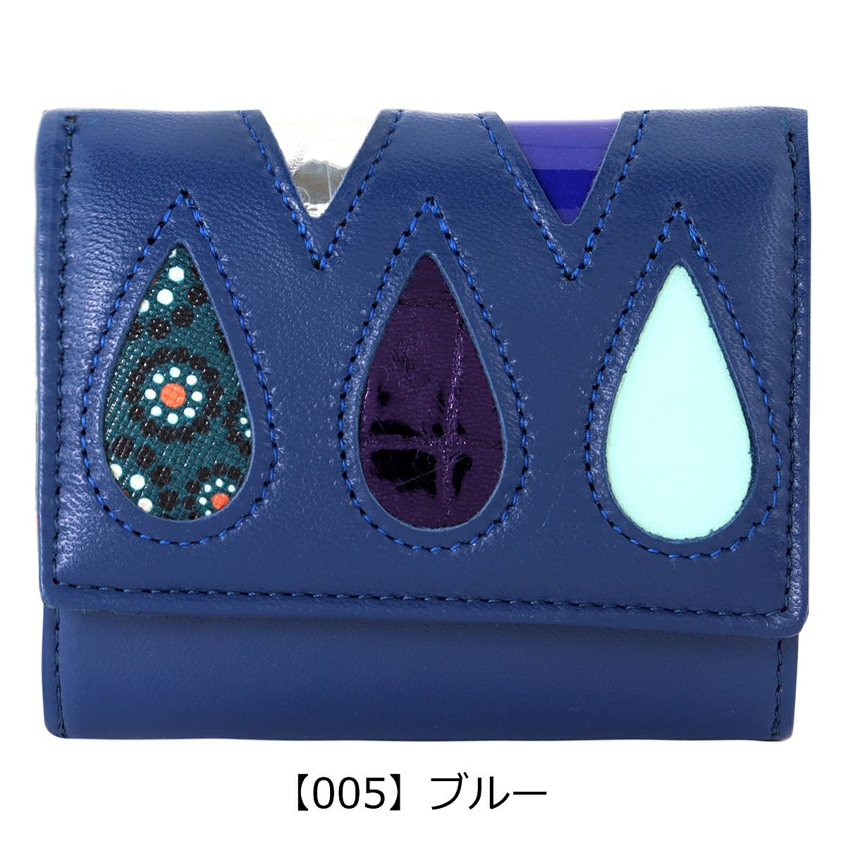 ツモリチサト キャリー 三つ折り財布 本革 tsumori chisato CARRY