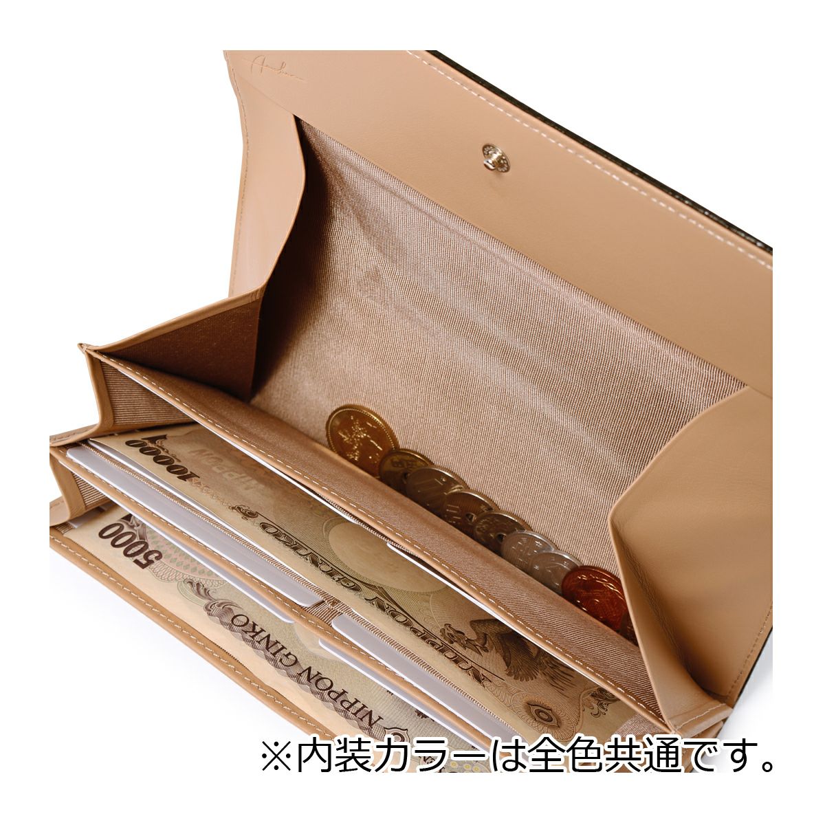アルカン 長財布 かぶせ ギャルソン 本革 メテオール レディース 1223