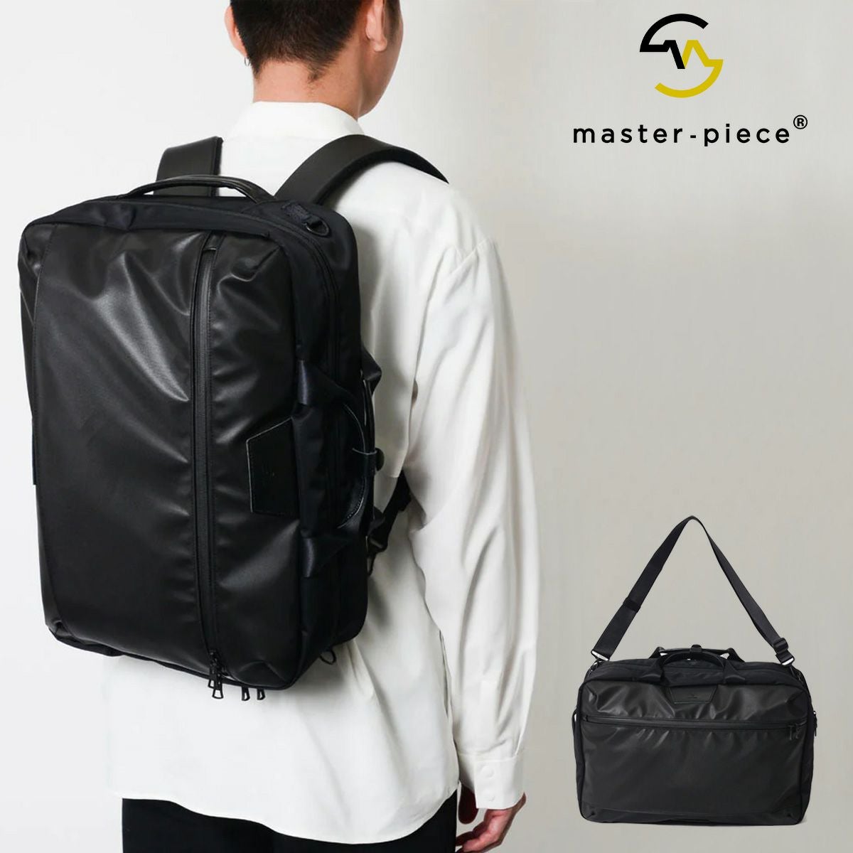 美品　マスターピース　ビジネスバッグ　リュック　3way ビジネスリュック mspc-02405_1.jpg
