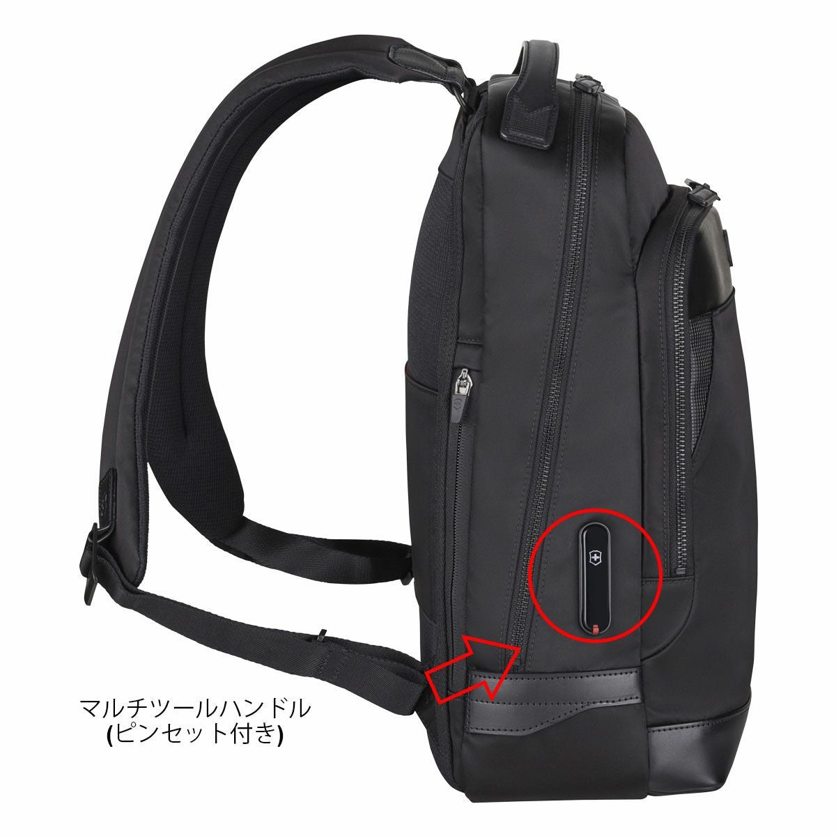 ビクトリノックス リュック A4 17L メンズ ブラック 611804 ALOX NERO