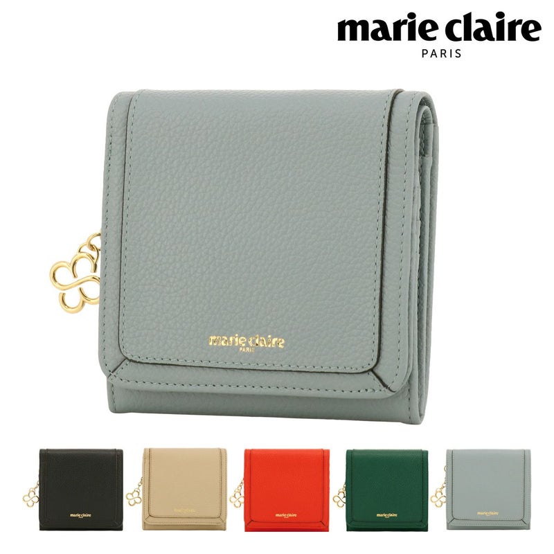 マリクレール 二つ折り財布 ミニ財布 本革 レディース カルーゼル 0088663 marie claire 牛革 レザー 二つ折り財布 レディース サックスバー SAC S BAR公式サイト