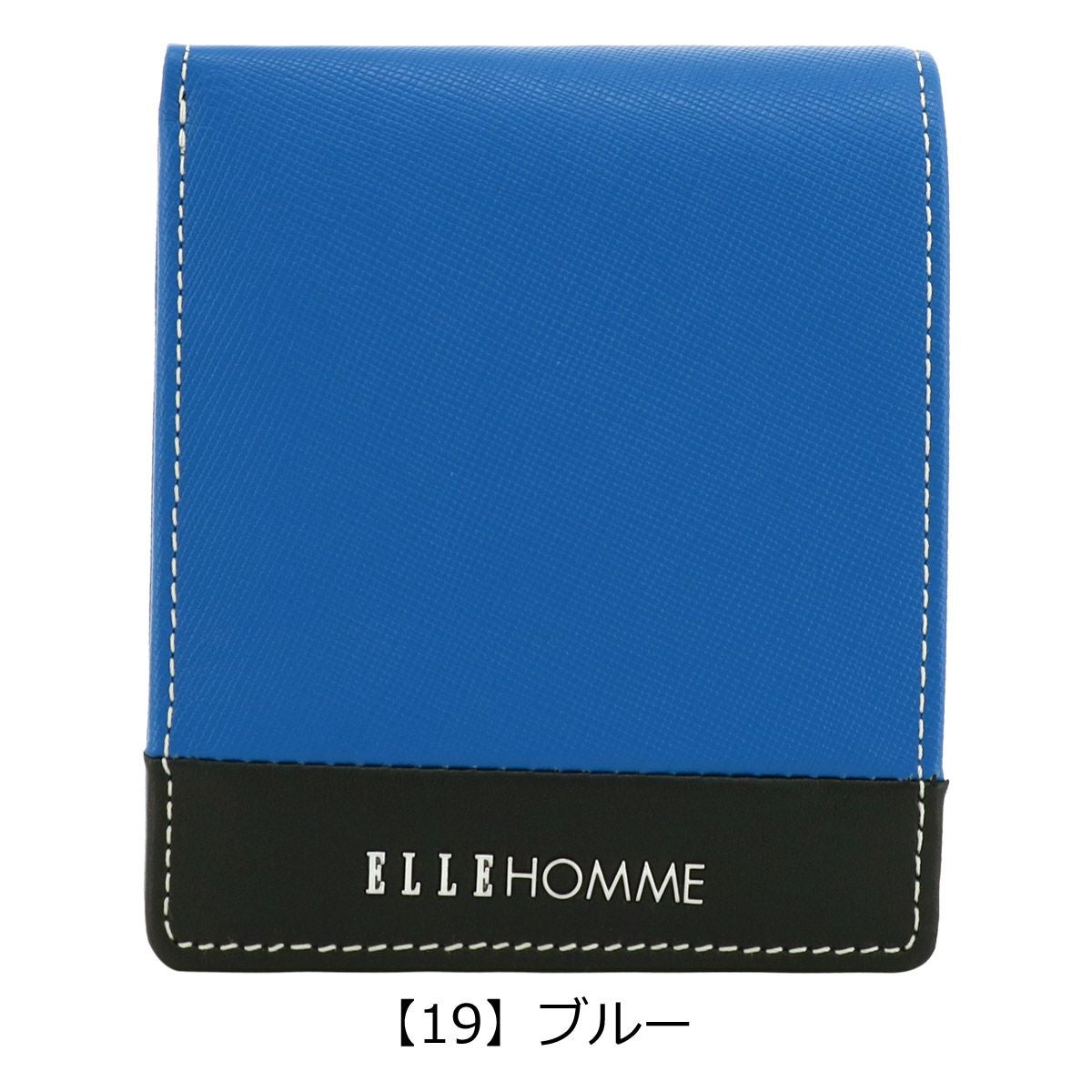 エルオム 二つ折り財布 本革 メンズ マルセイユ XP36185 ELLE HOMME