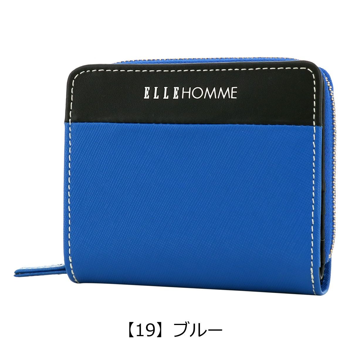 エルオム 二つ折り財布 本革 メンズ マルセイユ XP36290 ELLE HOMME