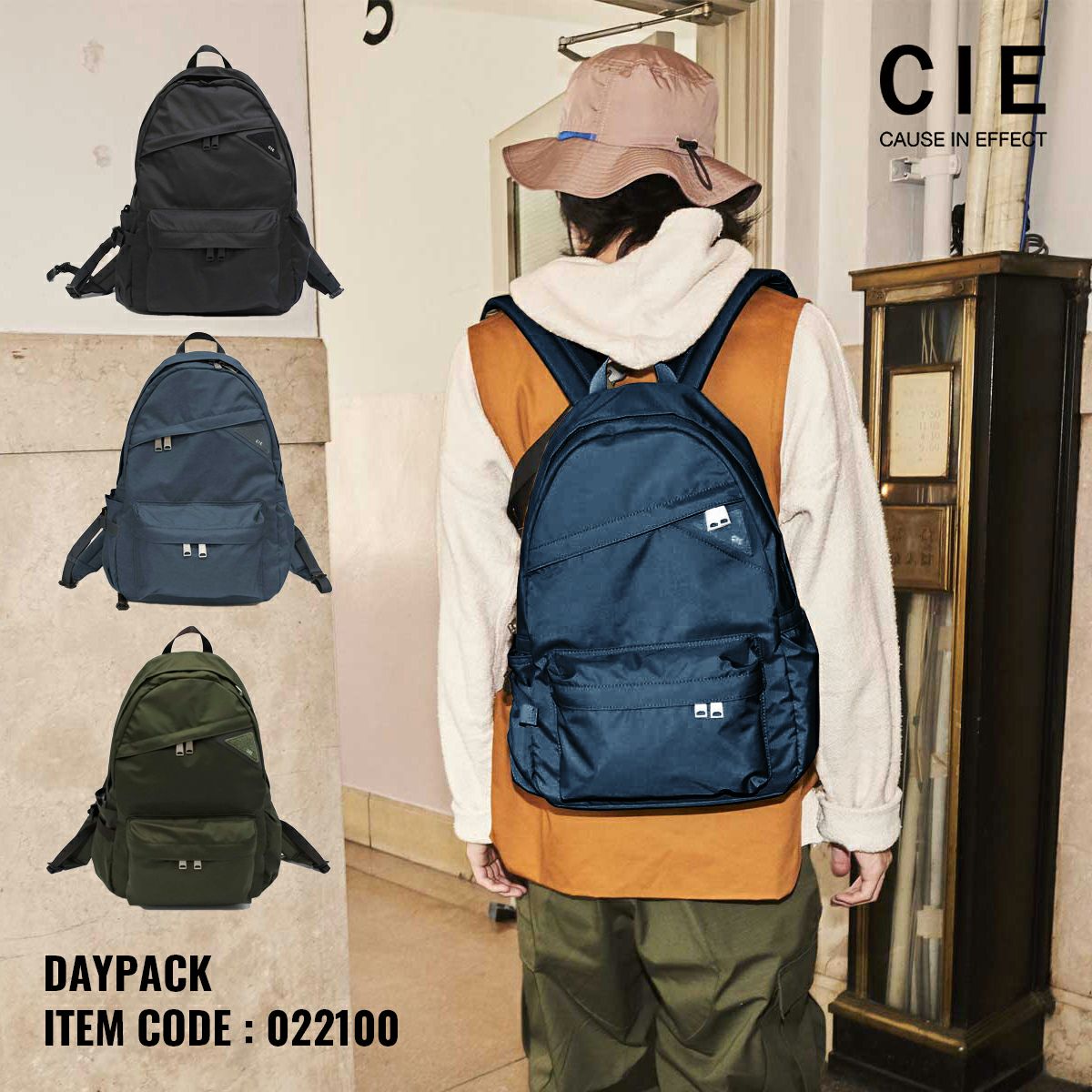 CIE リュック A4 メンズ レディース 022100 日本製 FLOW シー