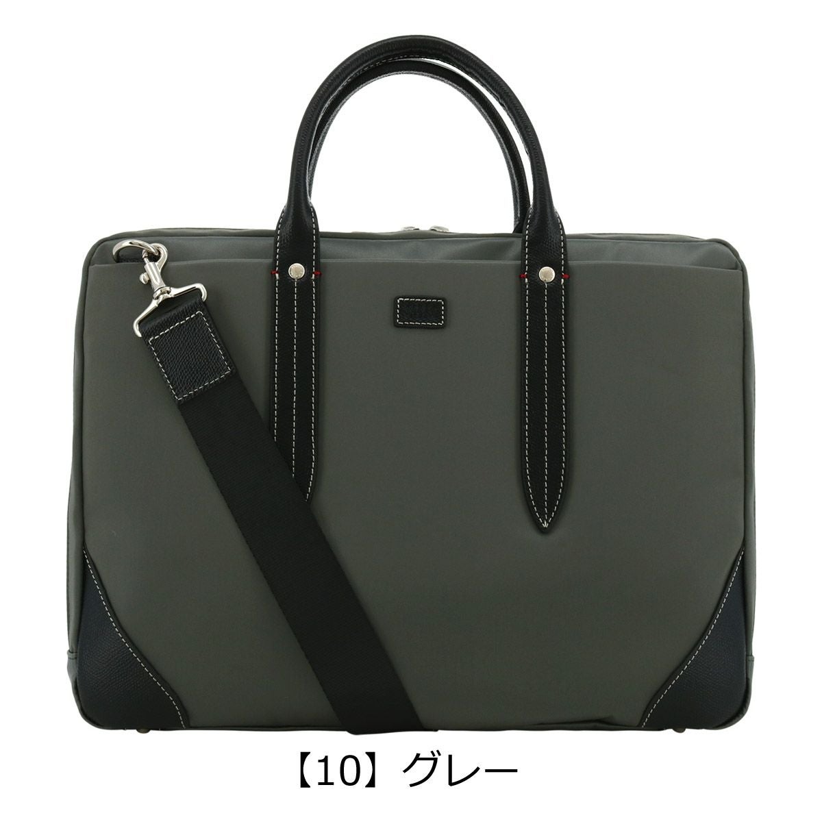 タケオキクチ　レザービジネスバッグ ブラック/グレーツートンカラー　美品 タケオキクチ ビジネスバッグ メンズ 自立 撥水 A4 B4 2WAY TAKEO