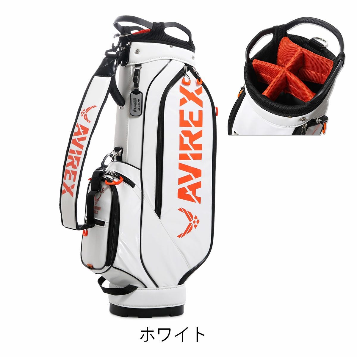 アヴィレックス ゴルフ キャディバッグ カート型 5分割 8.5型 2.6kg 46
