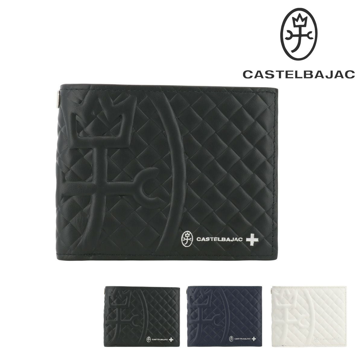カステルバジャック 二つ折り財布 本革 メンズ 047624 ガルボ