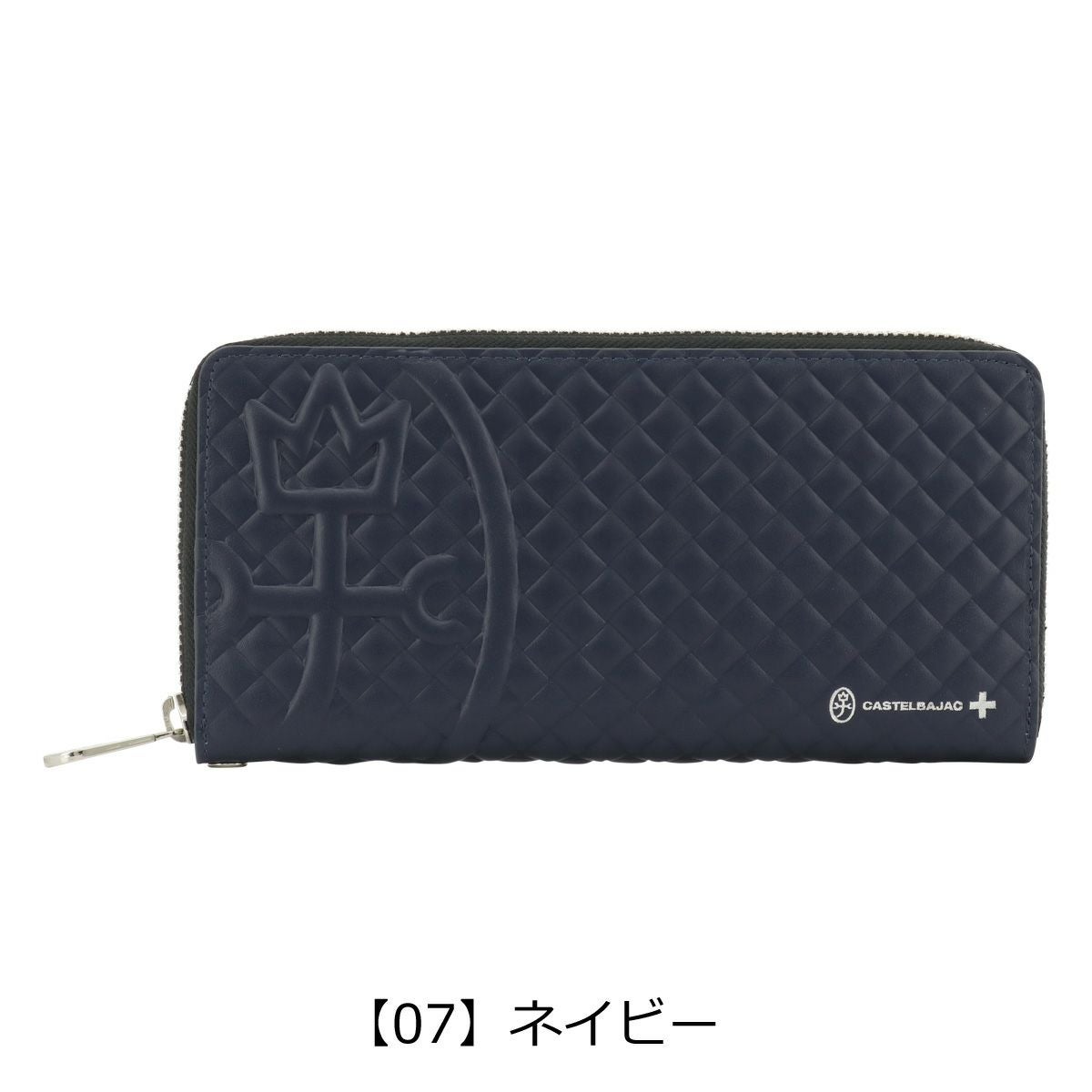 カステルバジャック 長財布 ラウンドファスナー カード収納 本革