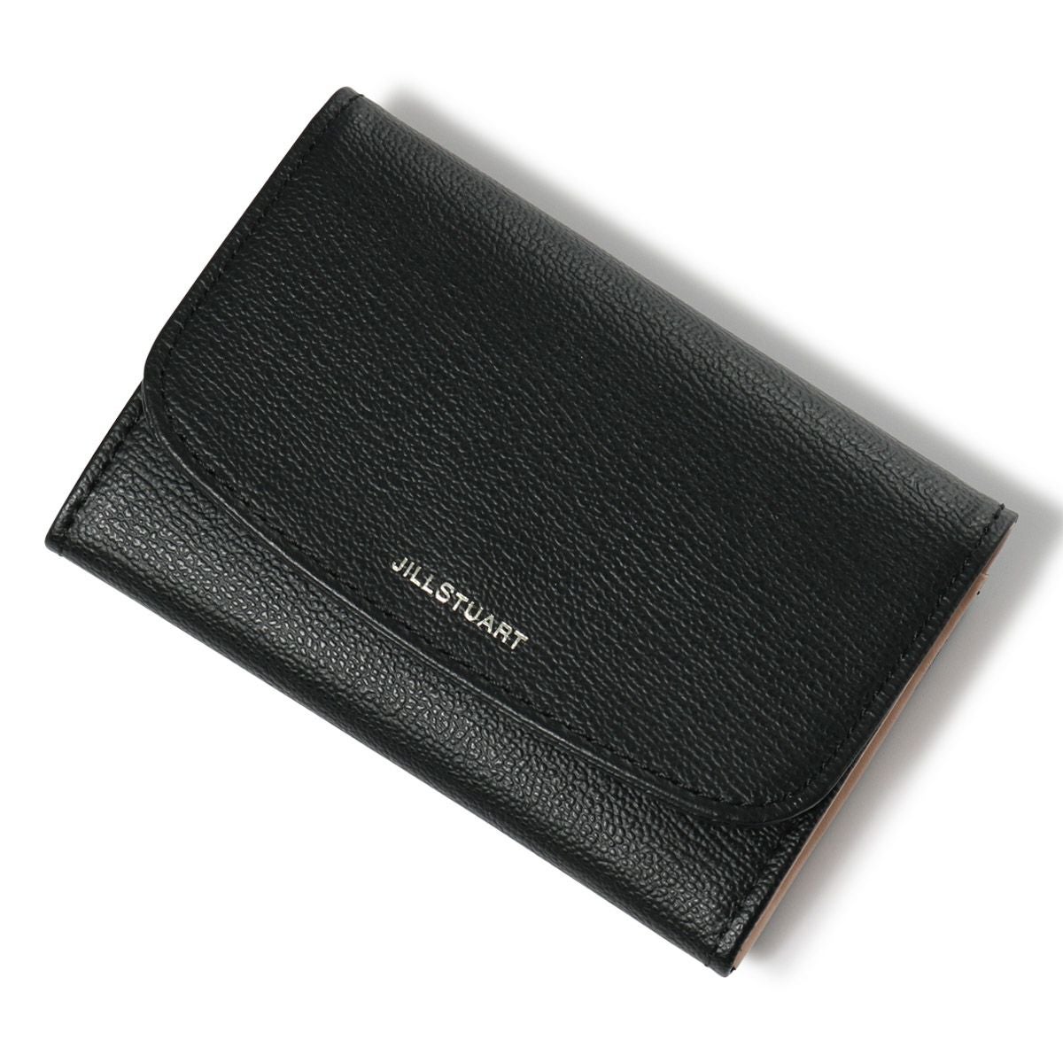 【２個セット】　JILL STUART バッグ　黒　名刺入れ　牛革　本革 JILLSTUART - 【2個セット】 JILL STUART バッグ 黒 名刺入れ 牛革 本