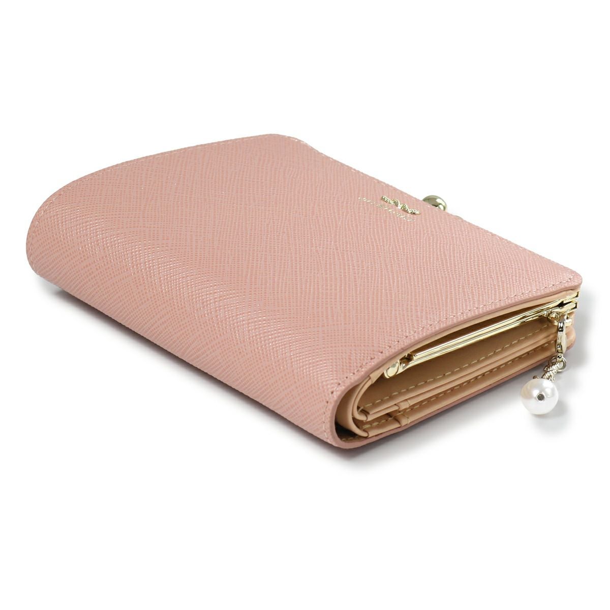 新品　ジルスチュアート リボン　がま口　財布　ピンク　レディース　J35 JILL STUART（ジルスチュアート） 財布 2つ折り財布 グローリア がま口