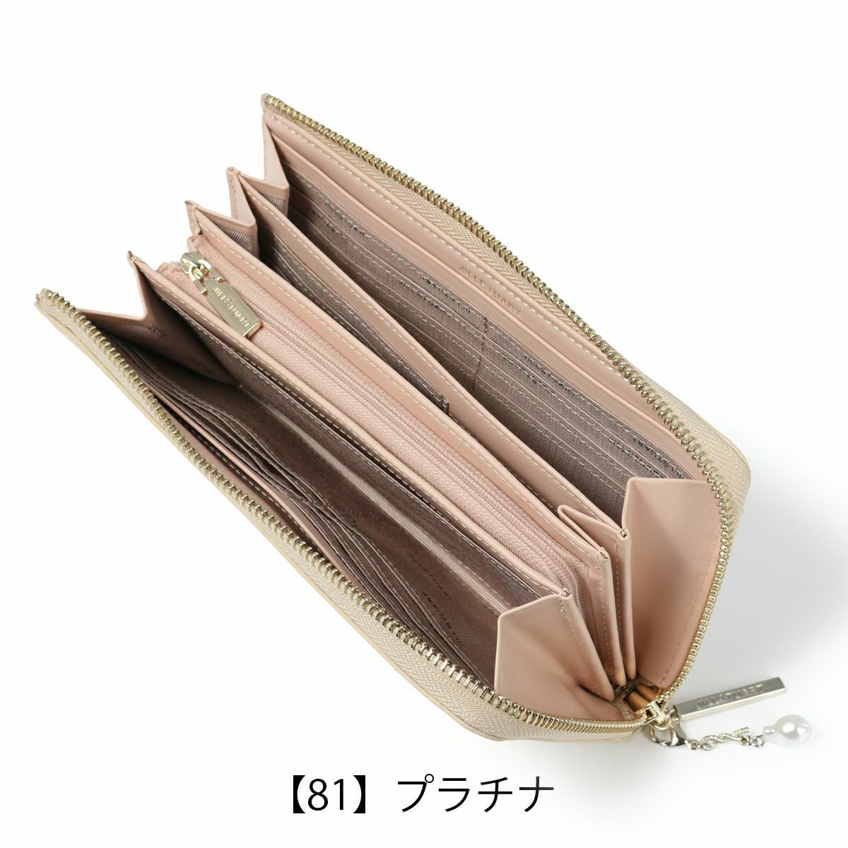 ジルスチュアート 長財布 L字ファスナー 本革 ギフト レザー