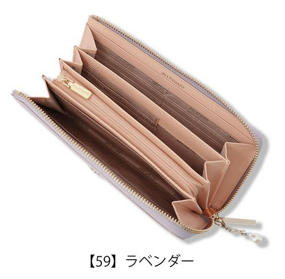 ジルスチュアート 長財布 L字ファスナー 本革 ギフト レザー