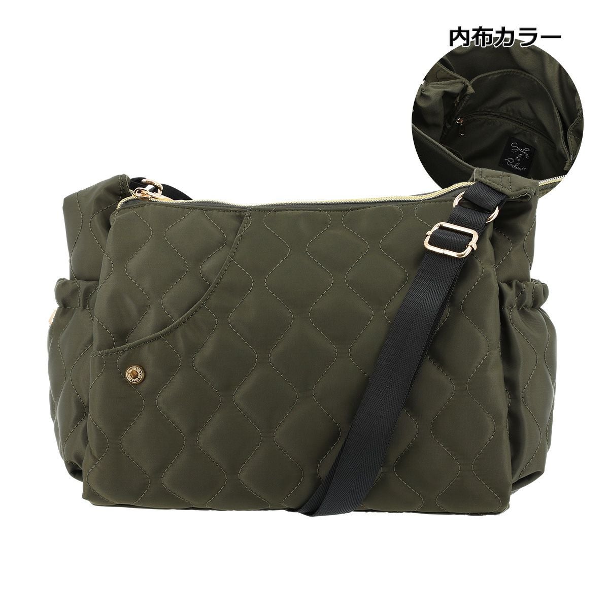 ＊wasabi様リクエスト品＊ロラライハリス♡カーキブラウンベロアショルダー サロン ド ルヴァン HIGI(ヒギ) ショルダーバッグ レディース RBB-222