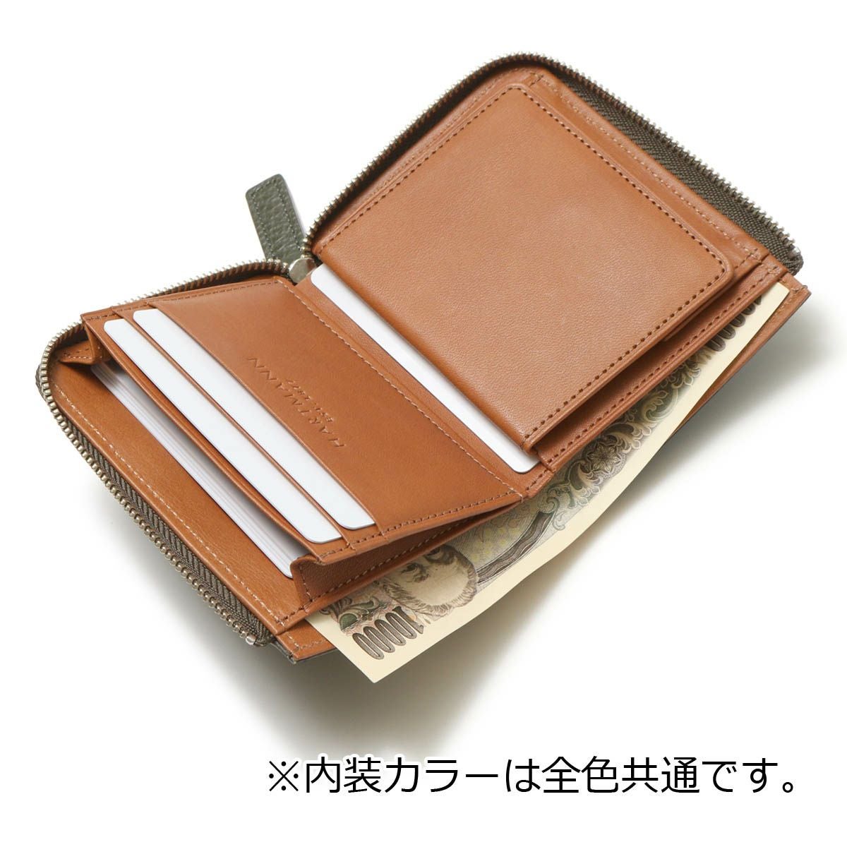 ハートマン 財布 二つ折り 本革 メンズ 日本製 142682 グレンデールSLG