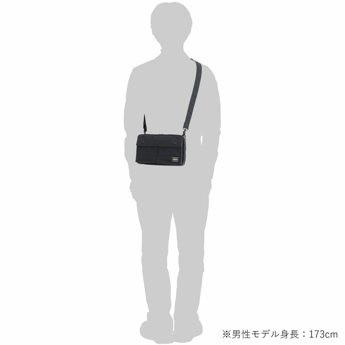 現行・未使用☆ポーター スモーキー デニム　ボディバッグ ポーター スモーキー 2WAYショルダーバッグ 592-26369 PORTER SMOKY